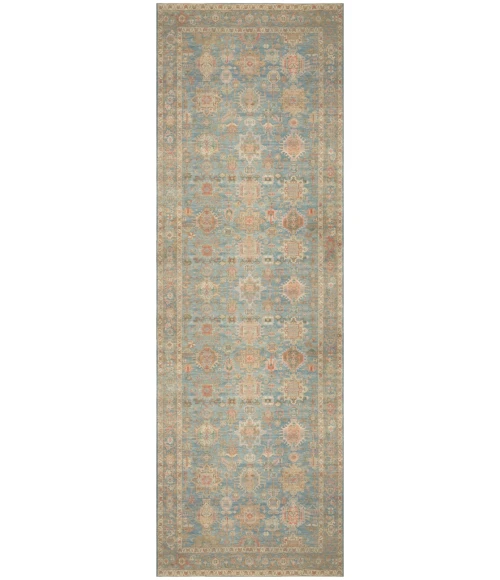 Nourison Vintage Washables Navy Multicolor VWS10 2 ft. X 6 ft. Rect. Rug