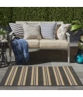 Nourison Home Horizon Indoor/Outdoor Black HOZ05 3ft. x 5ft. Rect. Rug