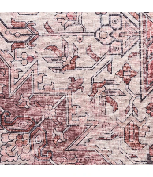 Nourison Nourison Washables Red NWB15 3 ft. X 5 ft. Rect. Rug