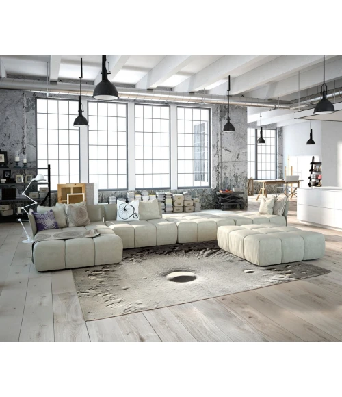 Nourison Home Twilight Grey TWI16 7ft.9in. x 9ft.9in. Rect. Rug