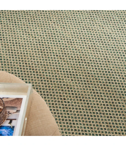 Nourison Courtyard Green COU01 10 ft. X 14 ft. Rect. Rug