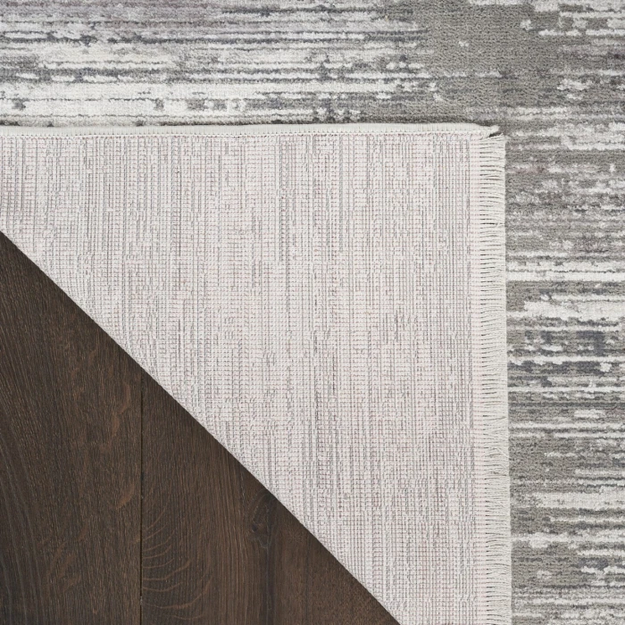 Nourison Home Abstract Hues Grey ABH03 3ft.3in. x 5ft.3in. Rect. Rug