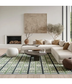 Nourison Home Nordic NRC06 Green Blue 8 ft. X 10 ft. Area Rug