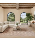 Nourison Positano Beige POS02 10ft. Square Rug