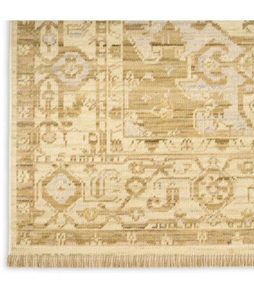 Nourison Home Antique Bloom Beige ANB03 5ft.6in. x 8ft.6in. Rect. Rug