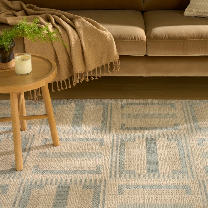 Nourison Nordic Ivory Blue NRC11 5 ft. X 7 ft. Rect. Rug
