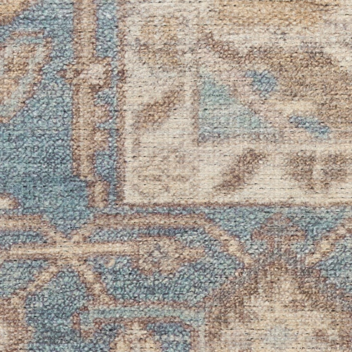 Nourison Vintage Washables Blue Green VWS13 4 ft. X 6 ft. Rect. Rug