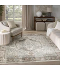 Nourison Quarry Ivory Grey Taupe QUA18 8 ft. X 10 ft. Rect. Rug