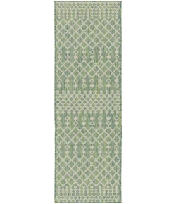 Nourison Home Positano POS02 Blue Green 2 ft. 2 in. X 8 ft. Area Rug