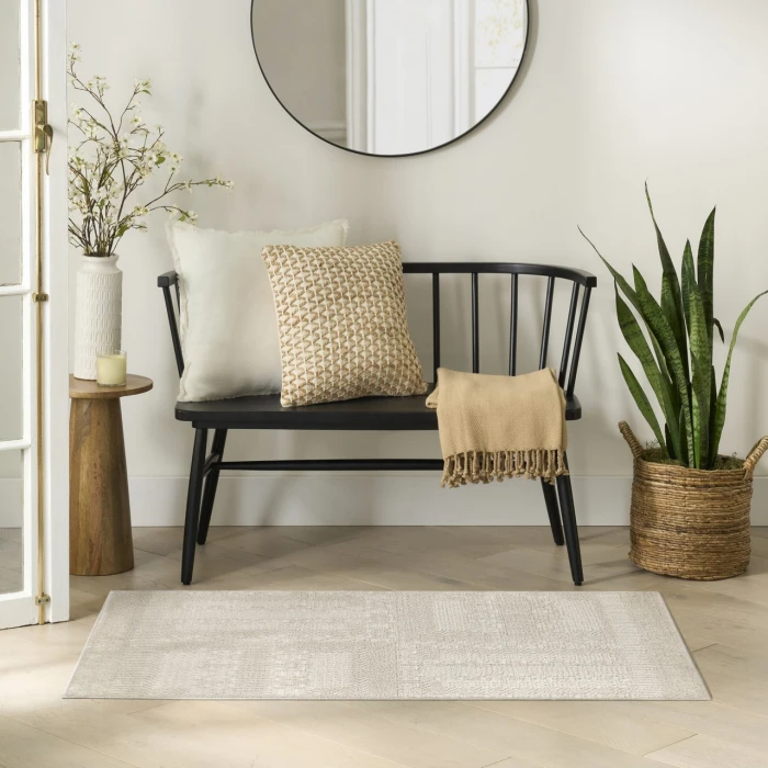 Nourison Home Nordic Cream / Ivory NRC11 2ft. x 3ft. Rect. Rug