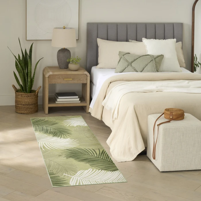 Nourison Home Suncoast Green SNC03 2ft. x 6ft. Rect. Rug