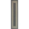 Nourison Home Horizon Indoor/Outdoor HOZ03 Charcoal 2 ft. 2 in. X 8 ft. Area Rug