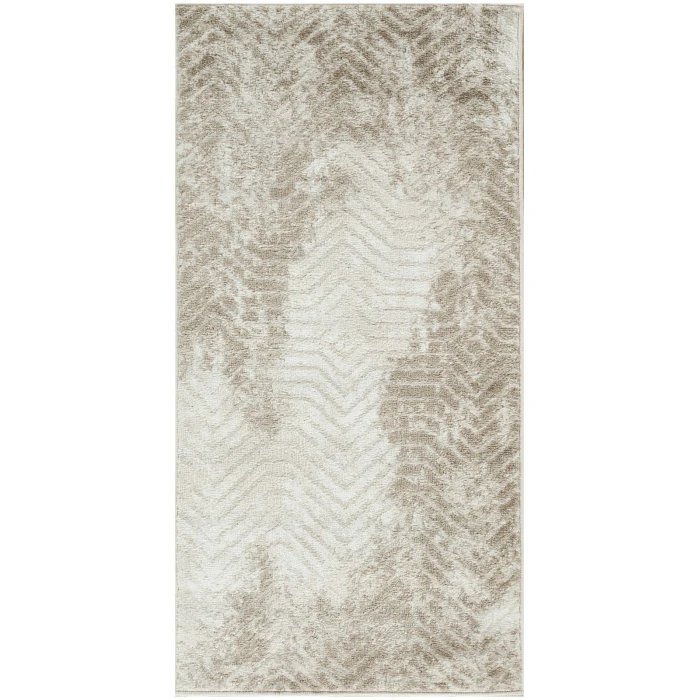 Nourison Dekor Ivory Taupe DEK04 2 ft. X 4 ft. Rect. Rug
