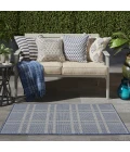 Nourison Home Horizon Indoor/Outdoor Blue HOZ04 3ft. x 5ft. Rect. Rug