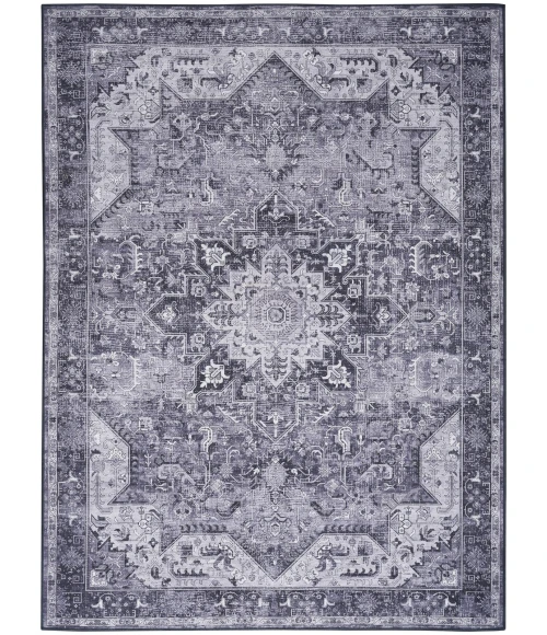 Nourison Nourison Washables Charcoal Grey NWB15 4 ft. X 6 ft. Rect. Rug
