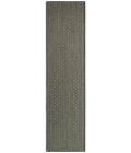 Nourison Horizon Indoor/Outdoor Charcoal HOZ02 2 ft. 2 in. X 8 ft. Rect. Rug