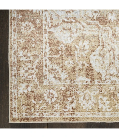 Nourison Astra Machine Washable Rust ASW12 10ft. x 14ft. Rect. Rug