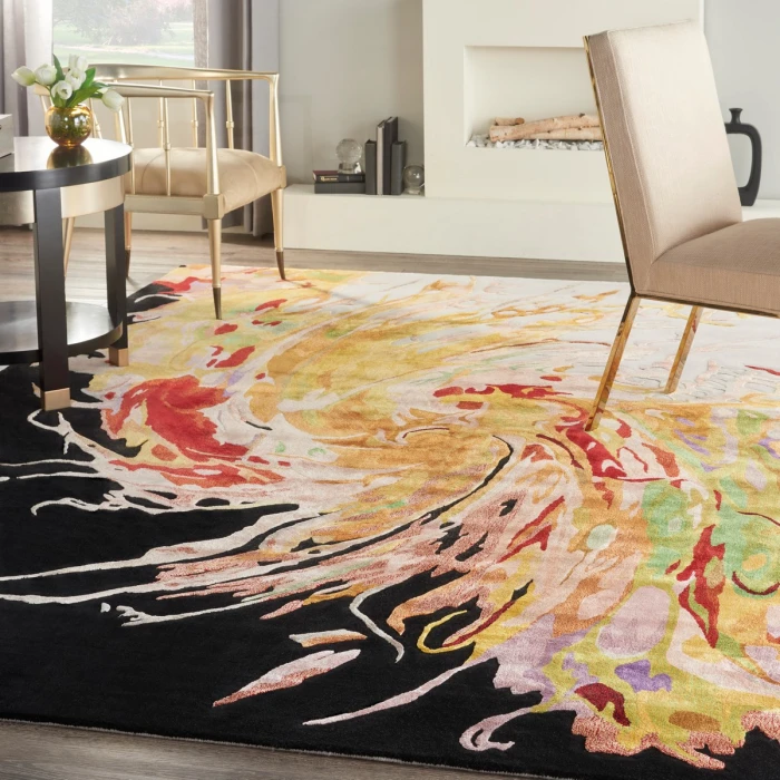 Nourison Prismatic Multicolor PRS21 10 ft. X 14 ft. Rect. Rug