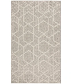 Nourison Home Horizon Indoor/Outdoor HOZ01 Grey 3 ft. X 5 ft. Area Rug