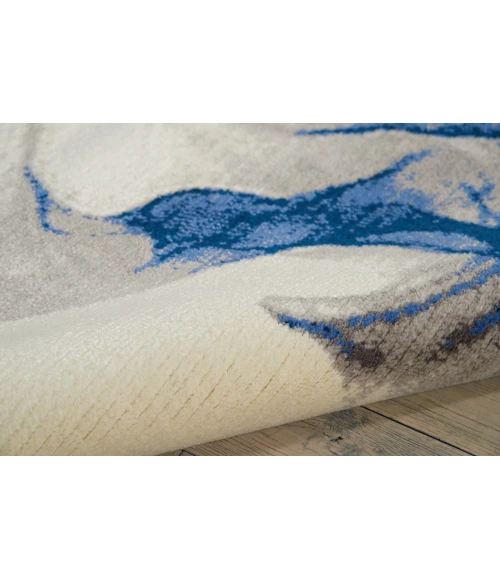 Nourison Home Twilight Blue TWI27 7ft.9in. x 9ft.9in. Rect. Rug