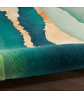 Nourison Prismatic Emerald PRS30 9 ft. X 12 ft. Rect. Rug
