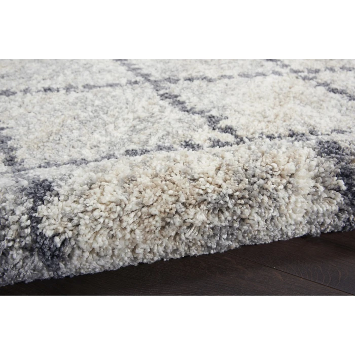 Nourison Home Oslo Shag Grey OSL01 9ft. x 12ft. Rect. Rug