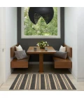 Nourison Home Horizon Indoor/Outdoor Black HOZ05 3ft. x 5ft. Rect. Rug