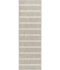 Nourison Positano Grey Ivory POS03 2ft.2in. x 8ft. Rect. Rug