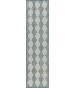 Nourison Home Positano POS04 Aqua 2 ft. 2 in. X 10 ft. Area Rug