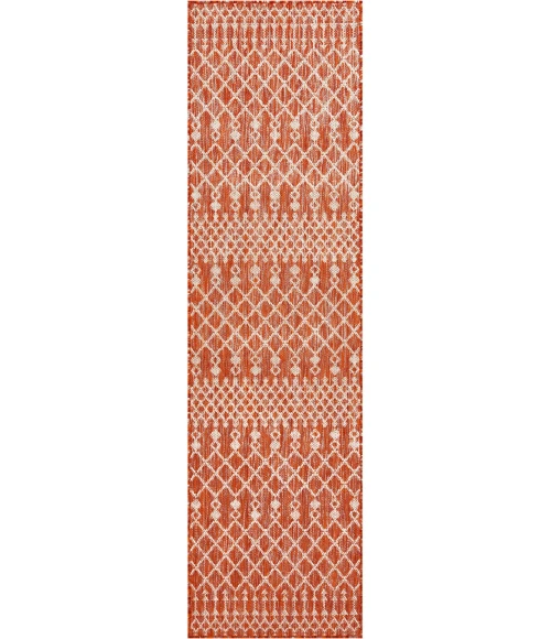 Nourison Positano Terracotta POS02 2ft.2in. x 12ft. Rect. Rug
