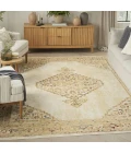 Nourison Grafix Cream Multicolor GRF43 5ft.3in. x 7ft.3in. Rect. Rug