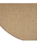 Nourison Home Courtyard Tan COU01 5ft. x Round Round Rug