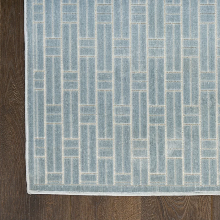 Nourison Home Washable Charm Blue WCH02 2ft. x 3ft. Rect. Rug