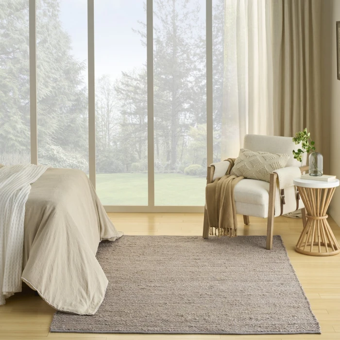 Nourison Home Natural Jute Grey NJT01 10ft. x 14ft. Rect. Rug