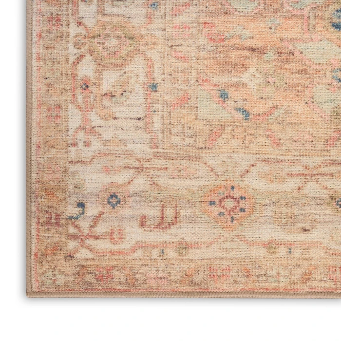 Nourison Vintage Washables Multicolor VWS15 5 ft. 3 in. X 7 ft. 3 in. Rect. Rug