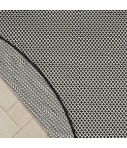 Nourison Home Courtyard Black COU01 5ft. x Round Round Rug