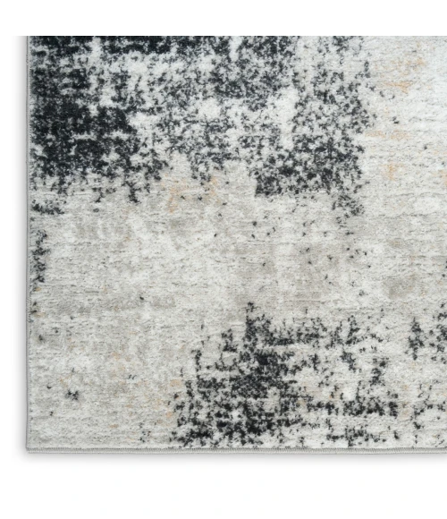 Nourison Dekor Grey Charcoal DEK07 4 ft. X 6 ft. Rect. Rug