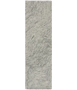 DKNY Pure Angles ANG01 Grey 2 ft. 3 in. X 7 ft. 6 in. Area Rug