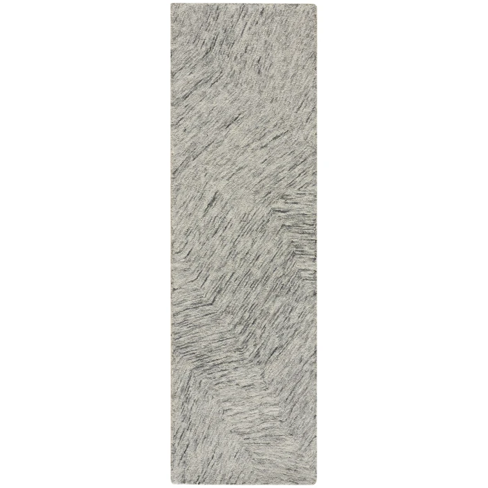 DKNY Pure Angles Grey ANG01 8 ft. Rect. Rug