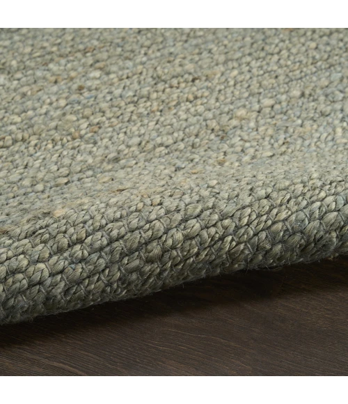 Nourison Home Natural Jute Green NJT01 2ft.3in. x 8ft. Rect. Rug