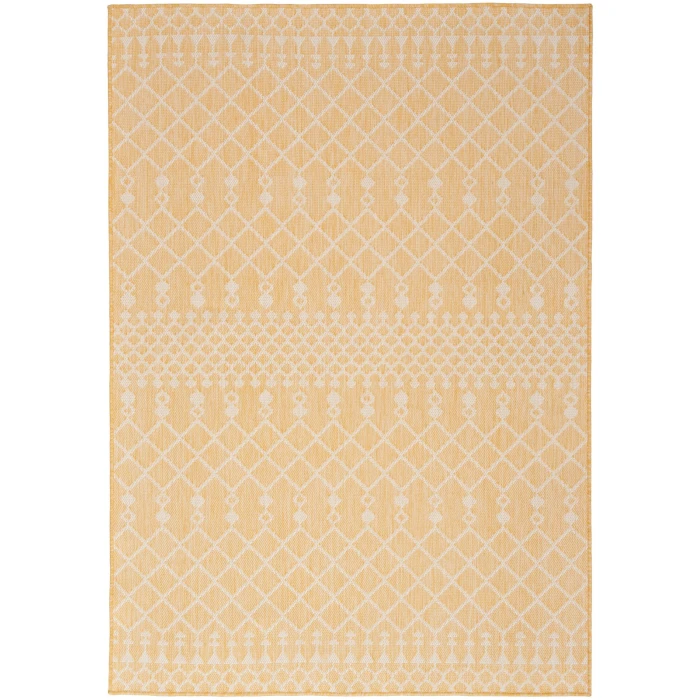 Nourison Positano Yellow POS02 7 ft. X 10 ft. Rect. Rug