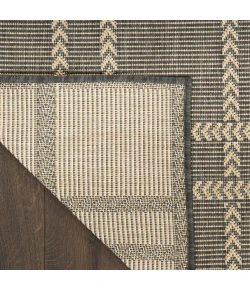 Nourison Home Horizon Indoor/Outdoor Black HOZ04 3ft. x 5ft. Rect. Rug