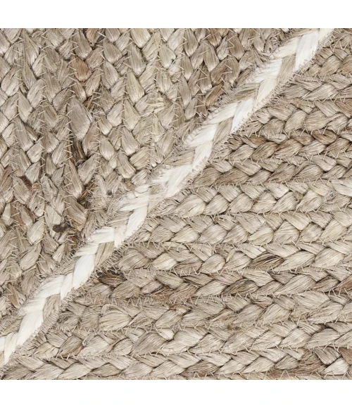 Nourison Terrazzo Jute Natural Grey TRJ01 4 ft. X 6 ft. Rect. Rug