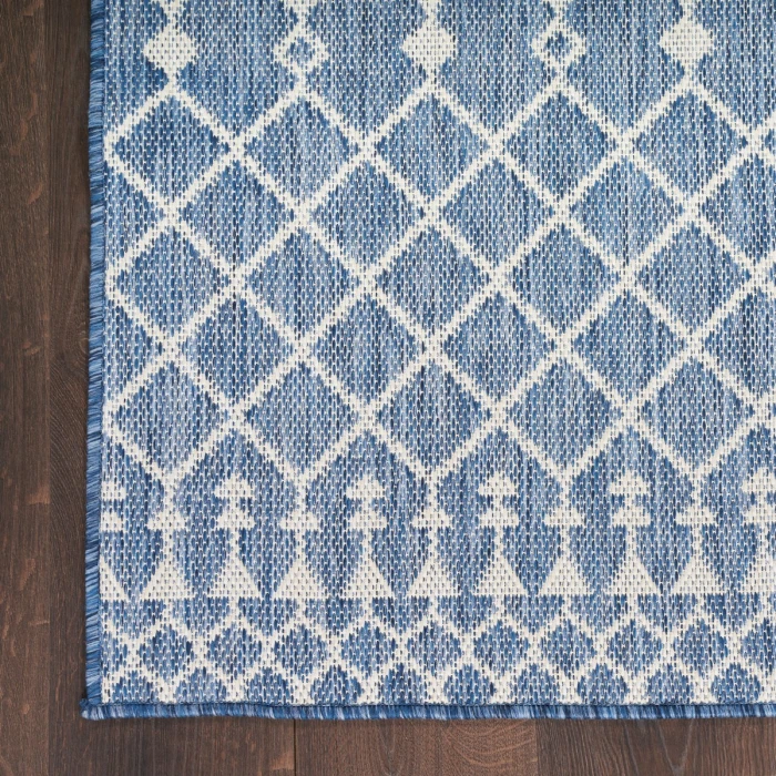 Nourison Positano Navy Blue POS02 8 ft. X 10 ft. Rect. Rug