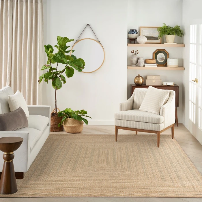 Nourison Tulum Taupe Grey TLM04 8 ft. X 10 ft. Rect. Rug