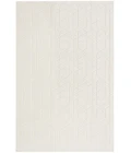 Nourison Washable Charm Ivory WCH01 6 ft. X 9 ft. Rect. Rug