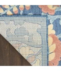 Nourison Aloha Blue Rose ALH17 3 ft. 6 in. X 5 ft. 6 in. Rect. Rug