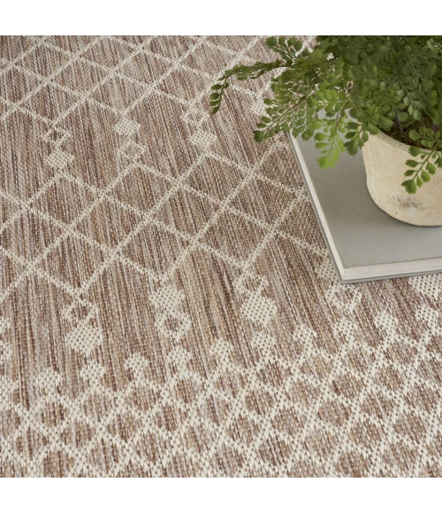 Nourison Positano Beige POS02 12ft. Round Rug