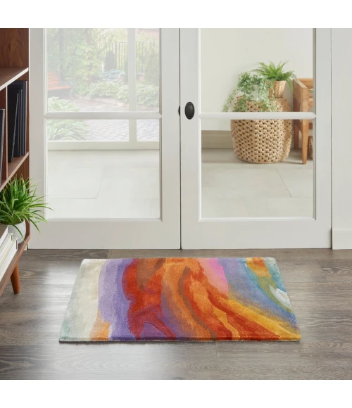 Nourison Prismatic Multicolor PRS25 2 ft. X 3 ft. Rect. Rug