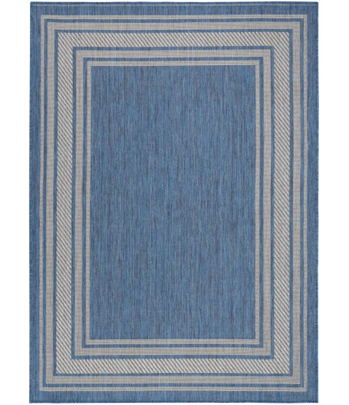 Nourison Horizon Indoor/Outdoor Denim HOZ03 4 ft. X 6 ft. Rect. Rug